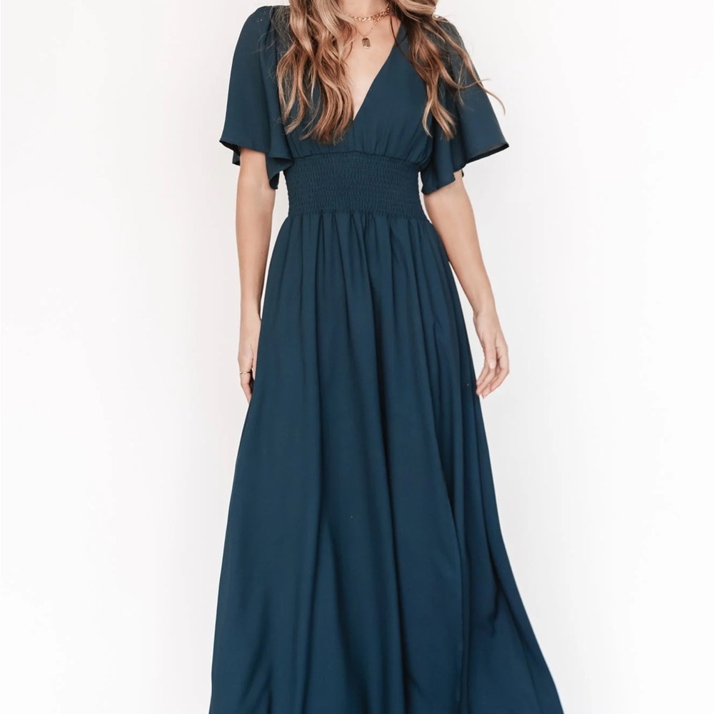 Baltic Born Deep Blue Maxi Dress